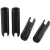 FRAOMHFW M1.5 M2 M2.5 M3 M4 M5 M6 M8 M10 Black Steel Elastic Cotter Cylindrical Positioning Tension Dowel Roll Spring Pin GB879(M2.5 50pcs,6mm)