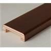 Hobby Legno - Coprifilo Rivestito In Legno Di Tanganica Tinto Noce Medio mm. 60X18X2250 pz. 3 (Prezzo Per ml. 6, 75)