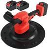 ZUKETANG Cazzuola Elettrica per Cemento E Cemento con Batteria al Litio Senza Spazzole, 48v 1680w Cazzuola per Pavimenti in Cemento Manuale Muratori Cazzuola per Intonaco Strumento,2X2500MAH