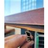 inferramenta Guarnizione per Battuta Anta per Finestre e Porte | Scanalatura 5 mm | In TPE | Isolamento Termico - Acustico - Impermeabile e Antivento | Colore Marrone | G100M (10 Metri)