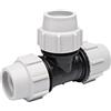 PLASSON Raccordo a Tee Uguale MDPE 7040 da 63 mm per Tubi in Polietilene