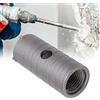 BestAlice Sega a Tazza per Calcestruzzo, Punta per Sega a Tazza in Metallo Duro da 35 Mm, Punta per Foro a Muro, Punta per Carotaggio con Punta in Metallo Duro Martello Elettrico Sega a Tazza per Muro