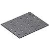 DMX PP31 foro piastra 100 X 120 X 2,0 mm/Confezione grande, 20 pezzi, 4431