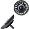 JCSPARES® - Tappo Filtro Lavello Per Scarico Cucina Diametro 83 mm Altezza Perno 32 mm Universale (2)