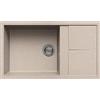 Elleci Lavello Incasso Unico 410 1 Vasca con gocciolatoio 86x50 Granitek (51 Avena)