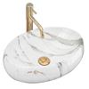 Rea - Lavabo Da Appoggio Linda Lava Lavandino Bagno 485 X 340 X 145 mm Ceramica (Imitazione Pietra)