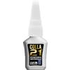 COLLA 21 Colla universale cianoacrilato professionale in tubetto da 20 gr - evoluzione dell'Attak, vari formati disponibili