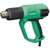 HiKOKI Pistola ad aria calda - 2000 W, 50-650°C - Regolazione continua della temperatura, display LCD, protezione contro il surriscaldamento, impugnatura morbida - Incl. set di 5 ugelli e valigetta