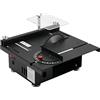 pochcicou Mini sega circolare da tavolo, 200 W, 7 marce, velocità regolabile, 10000 giri/min, multifunzione, portatile, precisione fai da te, seghe circolari da tavolo in miniatura, 0-90°