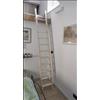 Generico Scala a pioli in legno per soppalco letto a castello soffitta (Altezza cm 150, Larghezza cm 40)