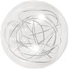 WATIIFUFU Lampadario Sfera Con Paralume Trasparente Stile Moderno e Semplice Compatibile Per Decorare Casa e Ufficio Facile Da Installare