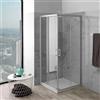 Kiamami Valentina - Box Doccia 70X70 Cristallo Trasparente 4 Mm 2 Lati Scorrevoli | Venere