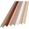 Hobby Legno - Paraspigolo Massello In Legno Tinto Noce Medio mm. 28X28X3000 (Prezzo Per ml. 12)