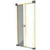 ROGIAMSTORE Zanzariera Laterale Plisse Porta Finestre 1 Anta | Zanzariera Plissettata Scorrevole Laterale | Zanzariere Avvolgibili | Solo 22mm di ingombro | Alluminio | Chiusura Magnetica | Personalizzabile