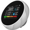 SPORTARC 7 in 1 Rilevatore di anidride carbonica collegato senza fili TVOC Temperatura Detector