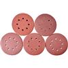 KATUR 100PCS Dischi abrasivi Tamponi 125 mm/5 pollici, Hook and Loop 20 x 40/60/80/120/180 Grana mista, dischi abrasivi rotondi a 8 fori Tamponi per levigatrice orbitale casuale