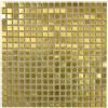 MOSANI Piastrella a mosaico in acciaio inox dorato spazzolato opaco parete della cucina MOS129-0707