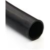 AIMIMI Tubo in Gomma siliconica Tubo Flessibile Rotondo Nero di Grosso Calibro Superficie Interna Liscia Resistenza alle Alte Temperature Manicotto di Collegamento Lunghezza 1 m, OD X ID,42x40mm