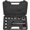 Fervi SET DI 9 FUSTELLE PUNZONI A MARTELLO CON MANICO DA 5-32 mm Art. 0081 FERVI