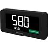 Techno line WL1022 - Misuratore Co2 con visualizzazione a colori del contenuto di Co2 (rosso, giallo, verde), allarme Co2, raccomandazione di ventilazione