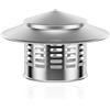 HUSOUE 110 MM copertura per camino, parapioggia in acciaio inox 304, copertura per canna fumaria, copertura per tutti i tipi di cappe per camini