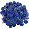 JIEWEN Proximity Em 125 KHz RFID ID Card Tag Token Portachiavi Portachiavi Solo Lettura Colore Blu (confezione da 100)