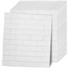 Vigevee Carta da parati autoadesiva, 10 pezzi, pannelli da parete 3D, autoadesiva, in mattoni, impermeabile, effetto pietra, 5 mm, decorazione da parete, 77 x 70 cm