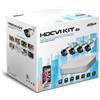 DAHUA Kit Videosorveglianza Dahua HAC-KIT002 HDCVI con Dvr 8 canali, 4 telecamere fisse IR 720P e 1 HD 1Tb, alimentatore e cavo