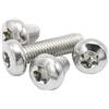 HH FASTENERS m3, a testa Torx socket 304 in acciaio INOX meccanico a vite, confezione da pezzi, argento
