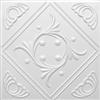 Eurodeco (100 pezzi) Pannelli in morbido polistirene, per soffitto e per pareti, 50x50 cm, decorazioni, soffitti - rivestimento, Polistirolo puro XPS spessore 3mm