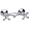 eurosanit Miscelatore per Doccia Fedleen Cromato | Design Classico ed Elegante con Finitura Lucida | by EUROSANIT
