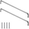 CONPHERON 2 pezzi Maniglia ad Arco Maniglia per Cassetti Acciaio Inox Maniglie per Mobili Cucina Maniglia per Porta Armadietti Manopole Cassetto Armadio Maniglia 256 mm