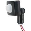Hnsedjdh Mini sensore a infrarossi da 220 V, per sensore a infrarossi, sensore di movimento PIR, regolabile, colore nero