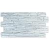 Grace Baltic - Pannelli da parete 3D per decorazione di pareti interne in PVC Quarzite Grigia (18 pezzi / 8.82 m2)