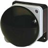 Dieffematic TOP22 Pulsante Fungo NA - Comando Automazioni Porte, Accessi, Varchi - Nero, 1 Posto, Ø 90mm