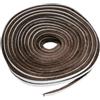 QUARKZMAN Guarnizione Spazzola Antipioggia 33ft 394 10m x 7mm Marrone | Fibre Poliestere, Autoadesiva, Striscia Tenuta a Pelo, per Fessure 3-5mm Finestre Scorrevoli Porte Antivento Antipolvere
