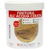 ABICHEM Finitura Cerata all'Acqua 4 L - Idrorepellente Protettivo per Legno Esterni ed Interni - Effetto Lucido e Traspirante, Resistente a Muffa e UV (Teak)