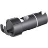 TopHomer Supporto doccia scorrevole, 18-25 mm, regolabile, girevole a 360 gradi, staffa di ricambio (nero)