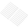 QUARKZMAN Guide Per Cassetti, 20Pezzi 300mm - Guide In Plastica Per Cassetti, Guide Scanalate Montate Lateralmente Per Cassetti Di Armadi Comodini Guardaroba (Bianco)