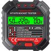 SHUAIGUO MAYILON Tester per prese di tensione Display 6 tipi di indicatori luminosi 90~250 V Tester per prese di fase Rilevatore di perdite di polarità Strumenti di rilevamento utilità