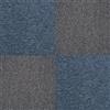 Monster Shop Monstershop - Moquette Pavimento al Metro Quadrotte di Tappeto su Misura Componibile Mattonelle in Tessuto Autoposanti per Interni Set da 40 Piastrelle 50x50cm 10mq - Nero Carbone & Storm Blu