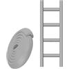 Generic Copri-scaletta Per Letto A Castello Da 6.5 Ft, Protezioni Angolari Morbide A L, Fodera Autoadesiva In Schiuma Per Il Comfort Dei Piedi Sui Gradini Delle Scale(Gray,1pc)