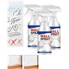 Pelinuar Pittura a spruzzo versatile per la riparazione della parete, vernice a base d'acqua, colore bianco, rivestimento delle macchie, vernice sigillante, smacchiatore per soffitti, riparazione di crepe (3