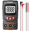 Jemora Multimetro digitale professionale Display a colori Multimetro portatile Tester NCV Misuratore di misura di diodi di resistenza corrente di tensione professionale con torcia Funzione di spegnime