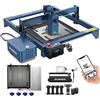 ATOMSTACK MAKER ATOMSTACK X20 PRO 20W Macchina per incisione laser con assistenza ad aria, tavolo a nido d'ape F2, rullo rotante laser R3 Pro, taglierina laser incisore laser quadrupla da 130 W, per fai da te legno