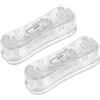 Generic XYWHPGV Interruttore a cavo in AC 250 V 2 A SPST Interruttore a bilanciere passante per lampada da tavolo per camera da letto Lampada da tavolo, trasparente Confezione da 2(ed63b b34f1 0baea 1f32c 03a