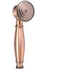 Baogu Doccetta doccia manuale in rame retrò, soffione doccia rosso bronzo