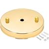 Generic XYWHPGV Retro baldacchino kit illuminazione a sospensione piastra da soffitto 120 mm 4.7 pollici oro(22dea 4b696 ef50e 1aa18 653c9 fc2db
