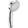 Blackr Soffione doccia, 7 colori che cambiano automaticamente 4 LED luminoso luminoso anione SPA bagno soffione filtro