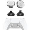 KD.FLY Tappi per levette intercambiabili in metallo e base per levette per controller PS5, kit di ricambio per controller PS5 Dual Sense, 2 joystick, 2 basi per levette, gru volante